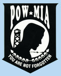 Mylar Decal - POW-MIA Emblem