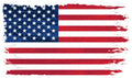 Mylar Decal - Distressed American Flag