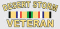 Mylar Decal - Desert Storm Veteran