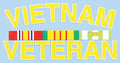 Mylar Decal - Vietnam Veteran