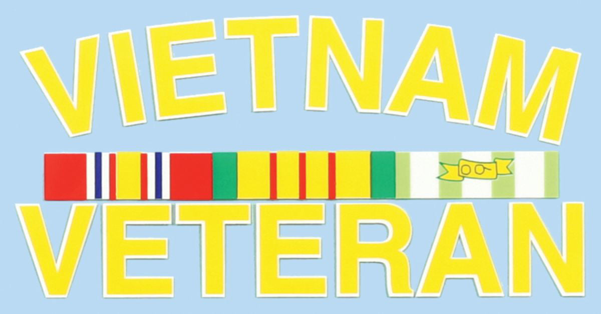 Mylar Decal - Vietnam Veteran