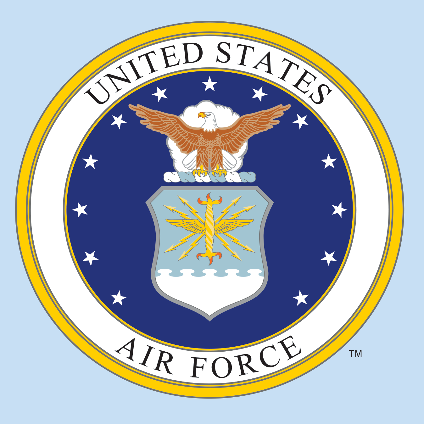 Mylar Decal - Air Force Emblem
