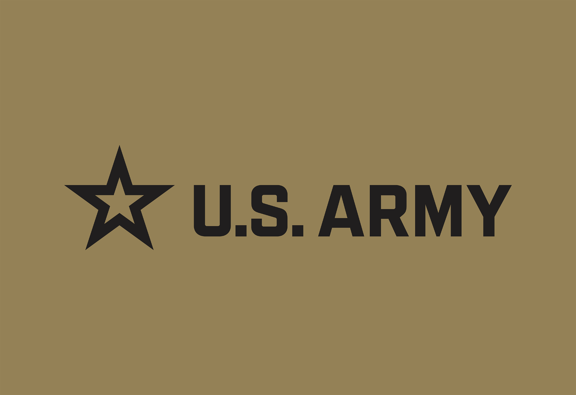 New Army Star Sticker