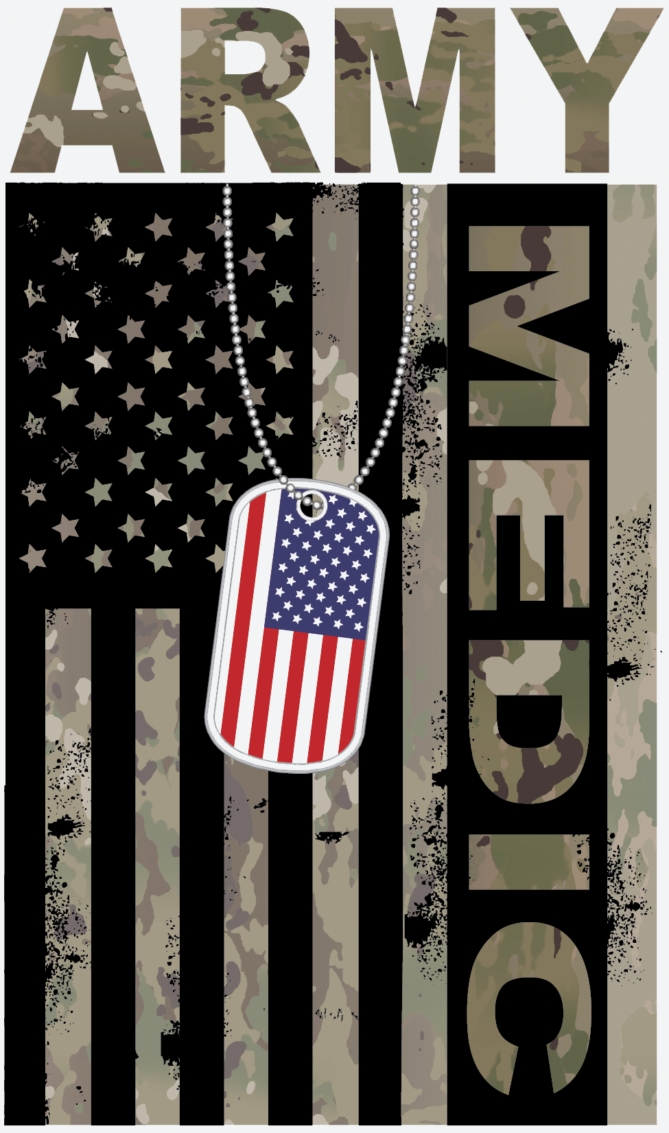 Mylar Decal - Army Medic