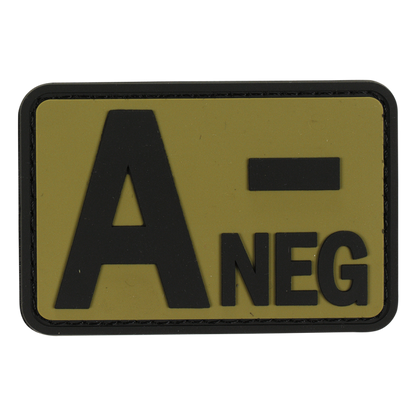 BLOOD TYPE PATCH PVC PATCH