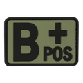 BLOOD TYPE PATCH PVC PATCH