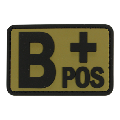BLOOD TYPE PATCH PVC PATCH