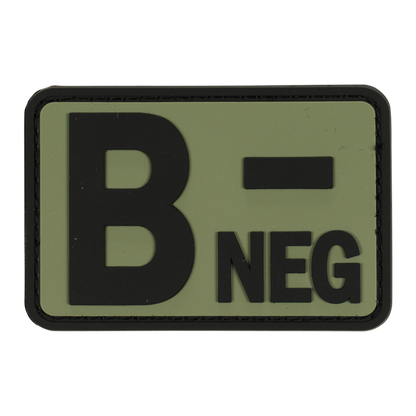 BLOOD TYPE PATCH PVC PATCH