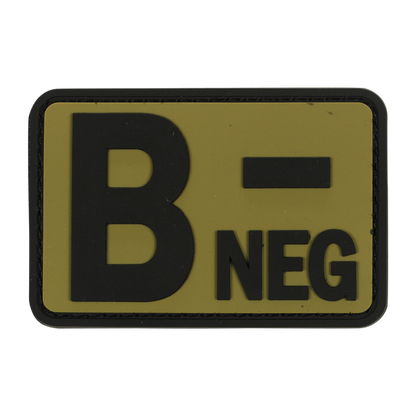 BLOOD TYPE PATCH PVC PATCH