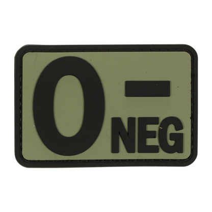 BLOOD TYPE PATCH PVC PATCH