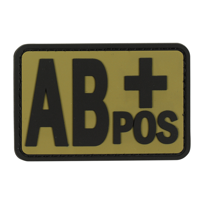 BLOOD TYPE PATCH PVC PATCH