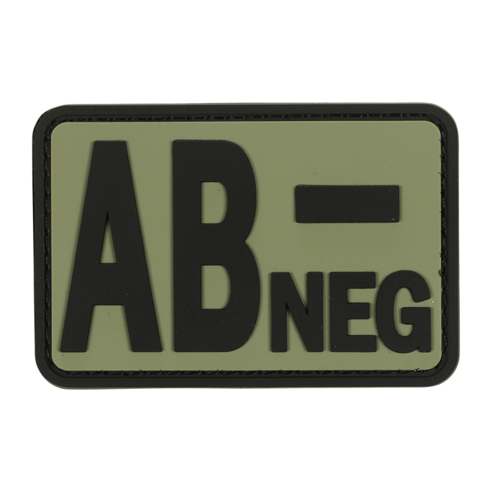 BLOOD TYPE PATCH PVC PATCH