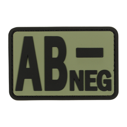 BLOOD TYPE PATCH PVC PATCH