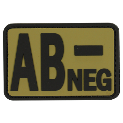 BLOOD TYPE PATCH PVC PATCH