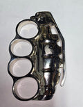 SILVER GRENADE PAPERWEIGHT