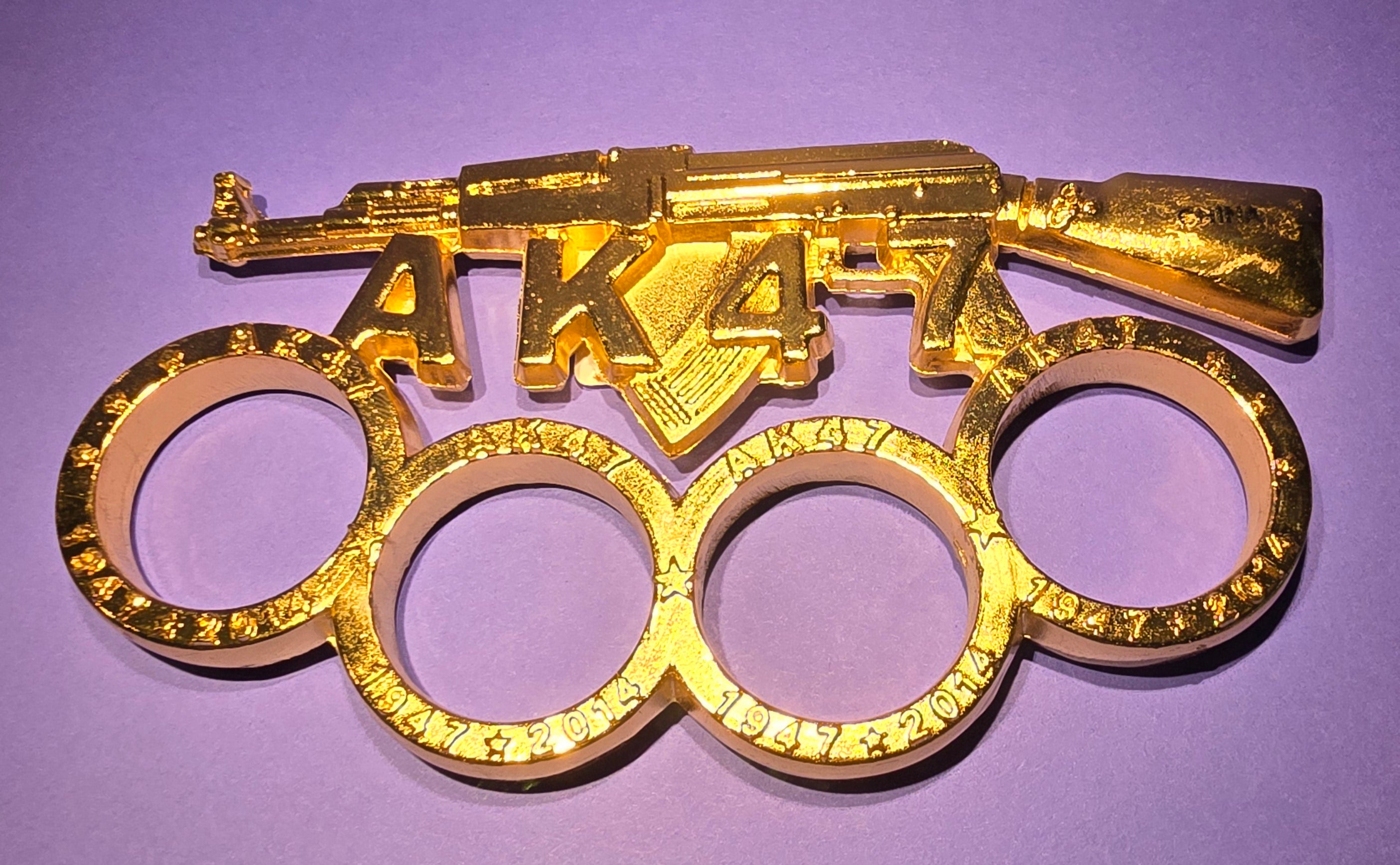 GOLD AK47 PAPERWEIGHT