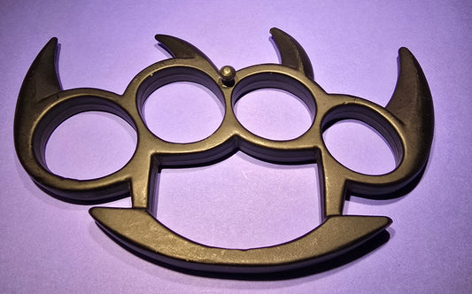 BLACK BEAR CLAW BRASS KNUCKLES