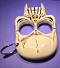 WHITE SKULL BRUTUS SELF DENFENSE KEYCHAIN