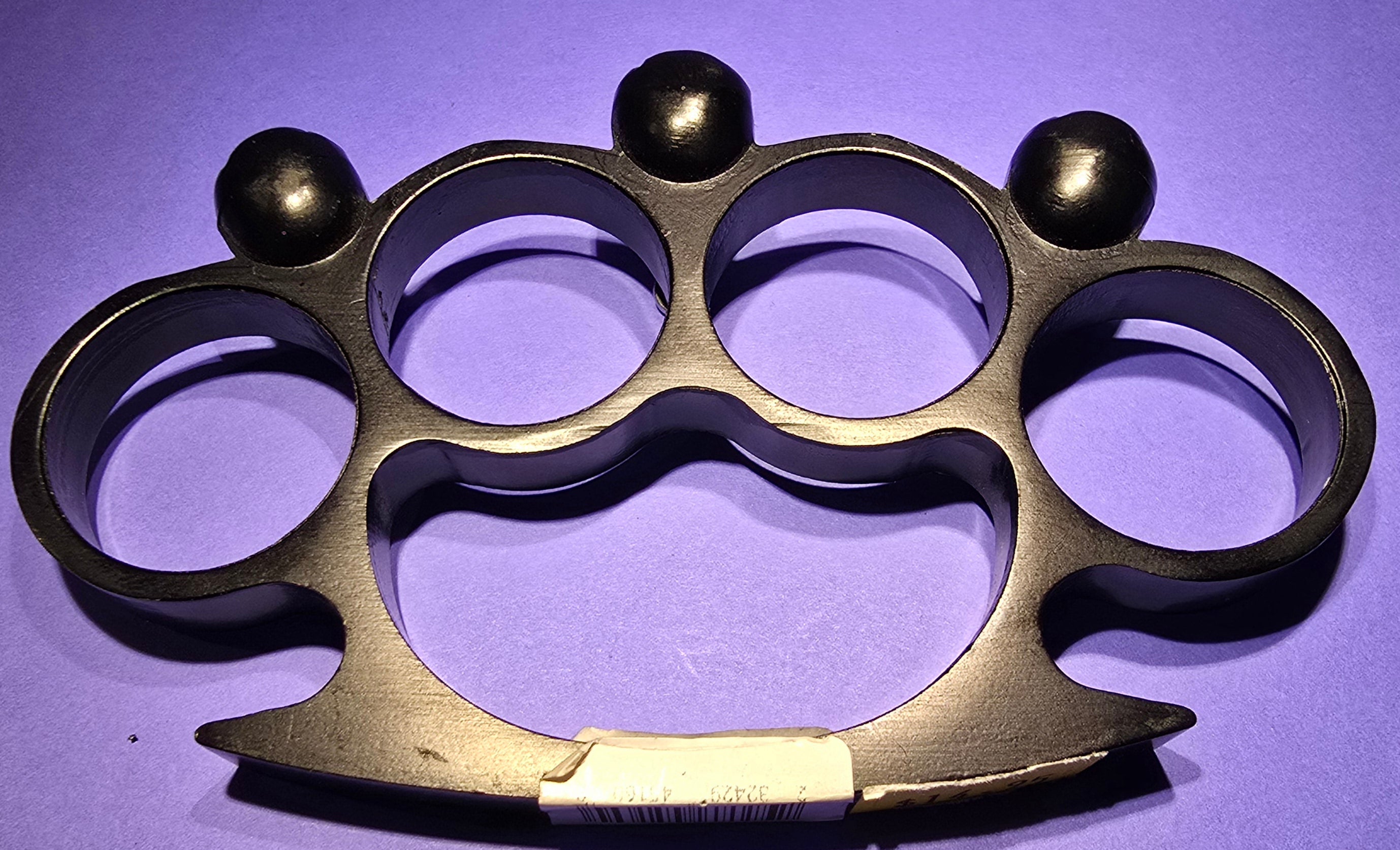 BLACK SKULL PAPER WEIGHT / BELT BUCKLE