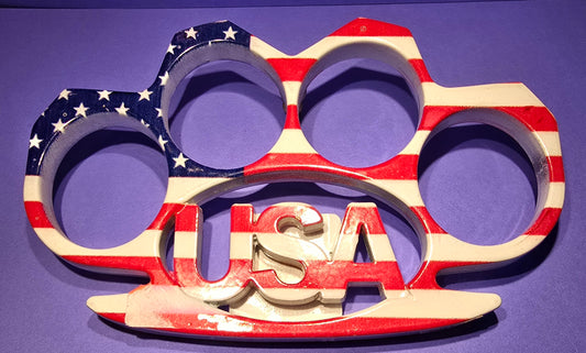 US FLAG BRASS KNUCKLES