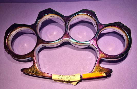 RIDGE RAINBOW BRASS KNUCKLES