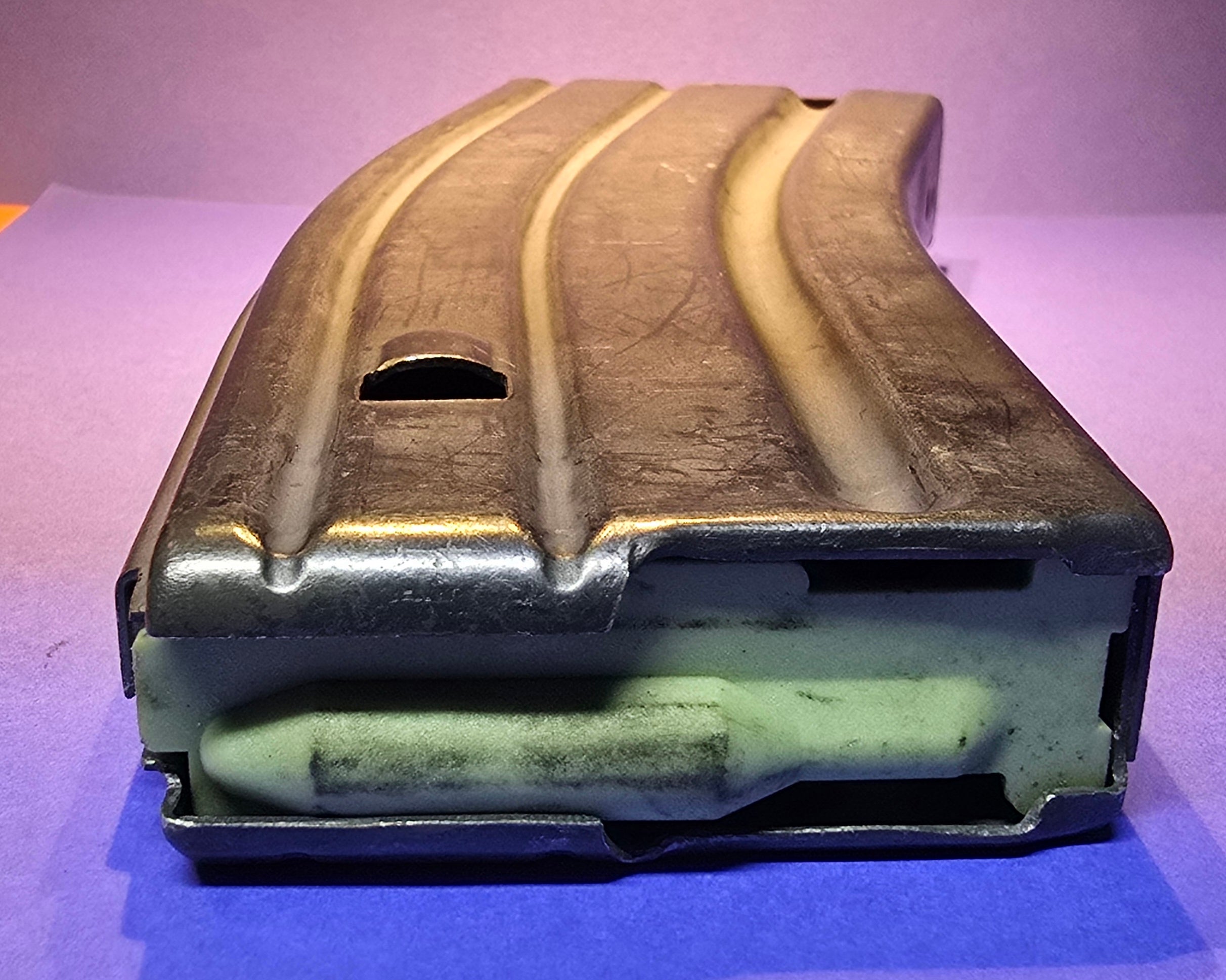 USED M4/M16 AR .223/5.56 MAGAZINE GREEN FOLLOWER
