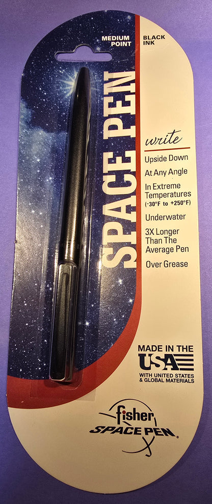 Black Cap-O-Matic Space Pen