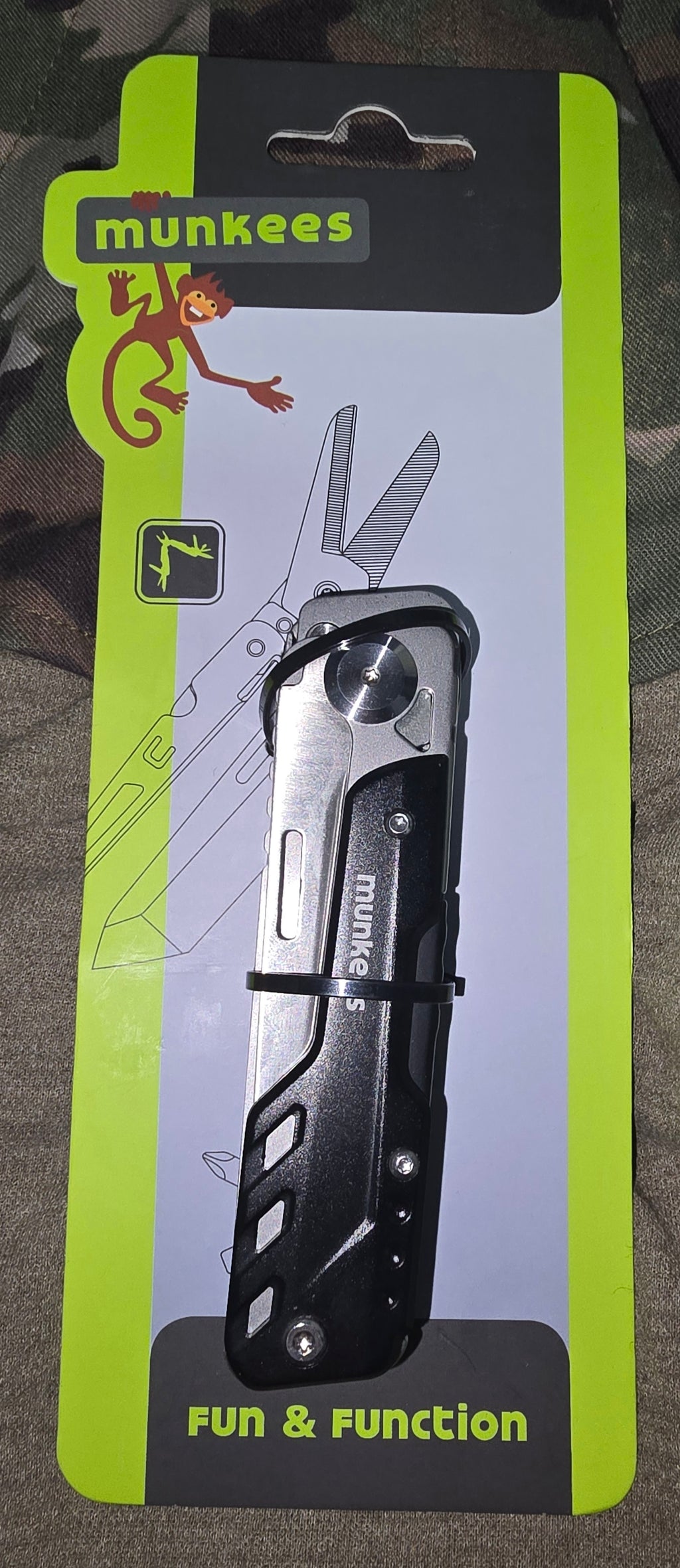 Munkees Multitool Black Line