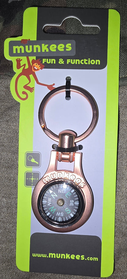 Munkees Keychain Compass