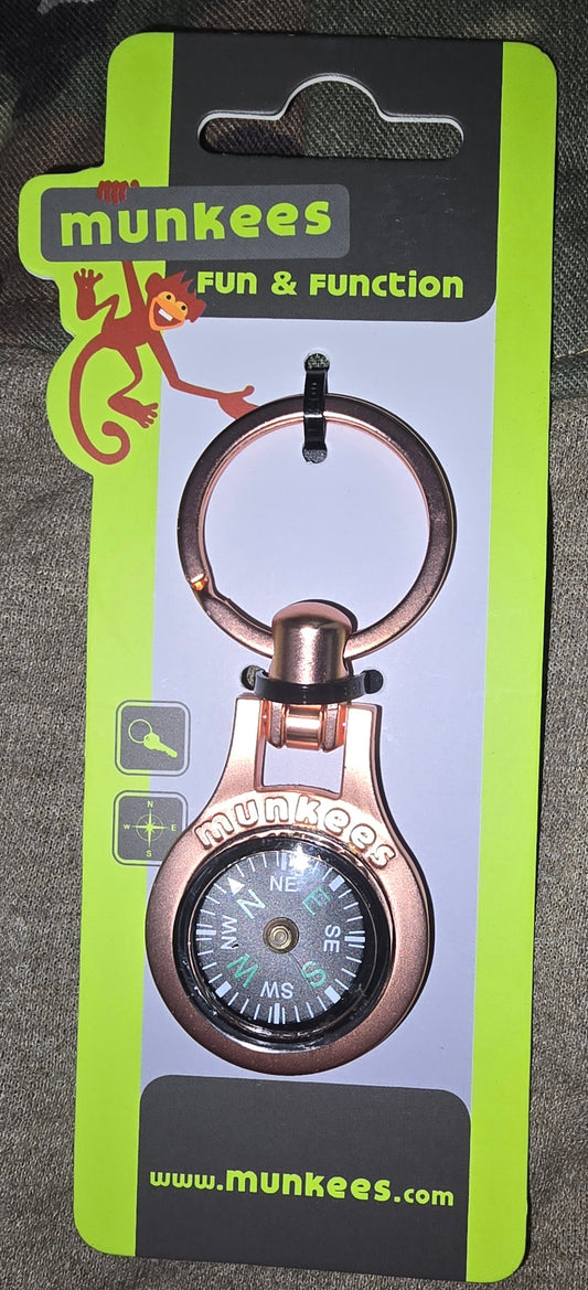 Munkees Keychain Compass
