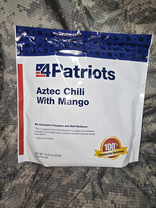 4 Patriots Aztec Chili With Mango MRE