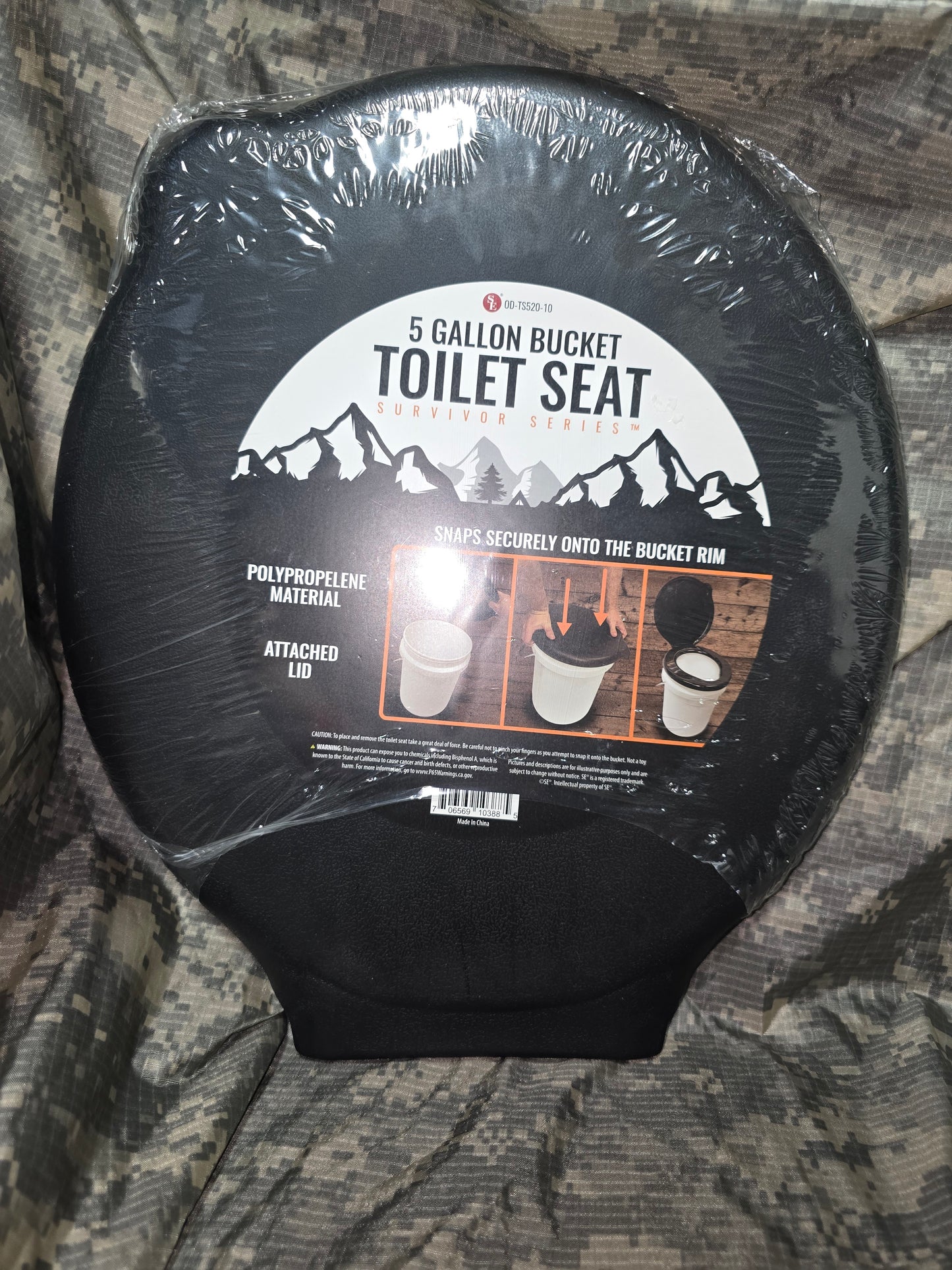 5 GALLON BUCKET TOILET SEAT