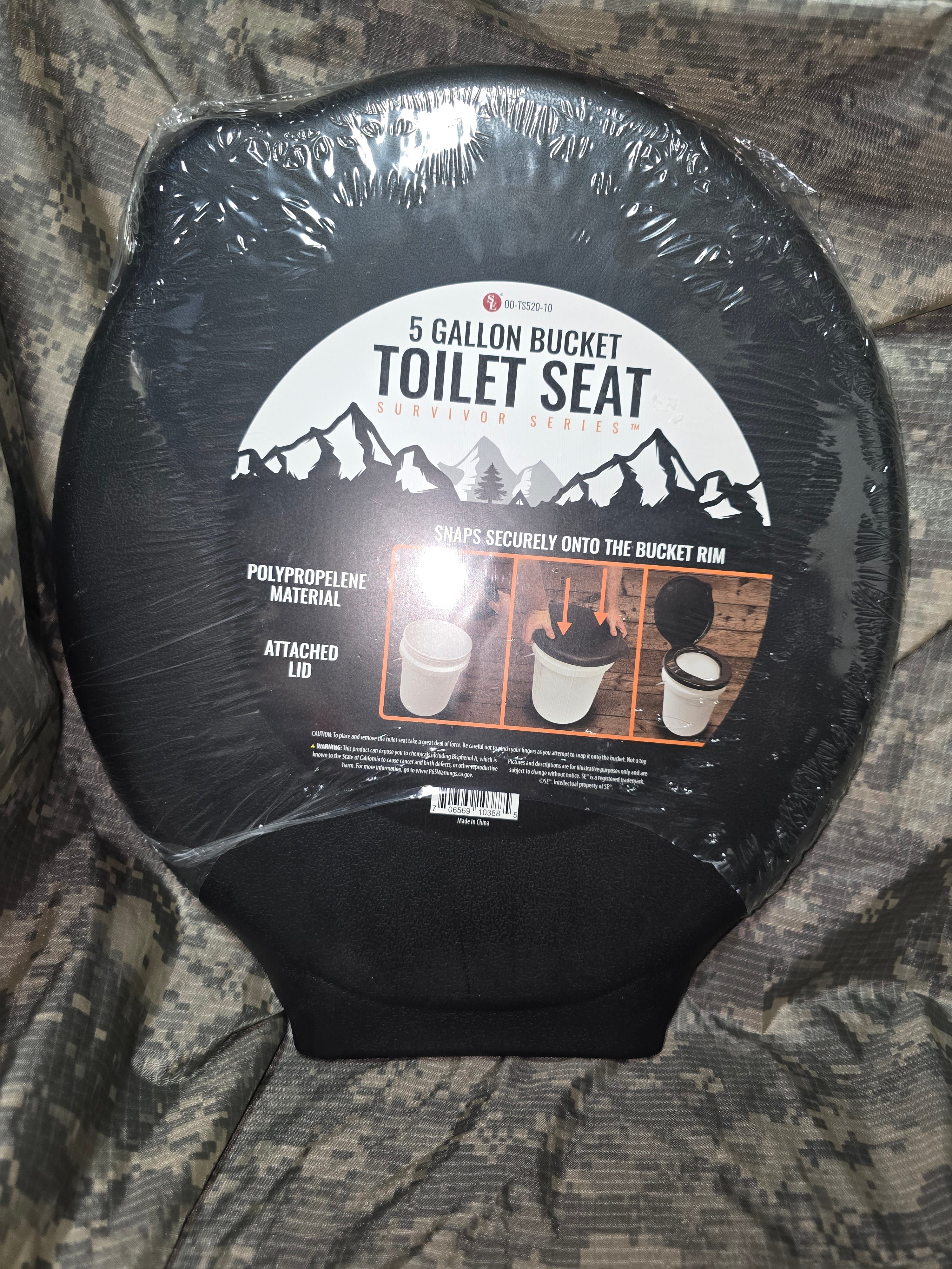 5 GALLON BUCKET TOILET SEAT