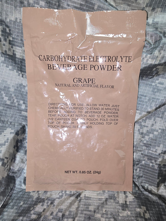 Military MRE Grape Drink Mix