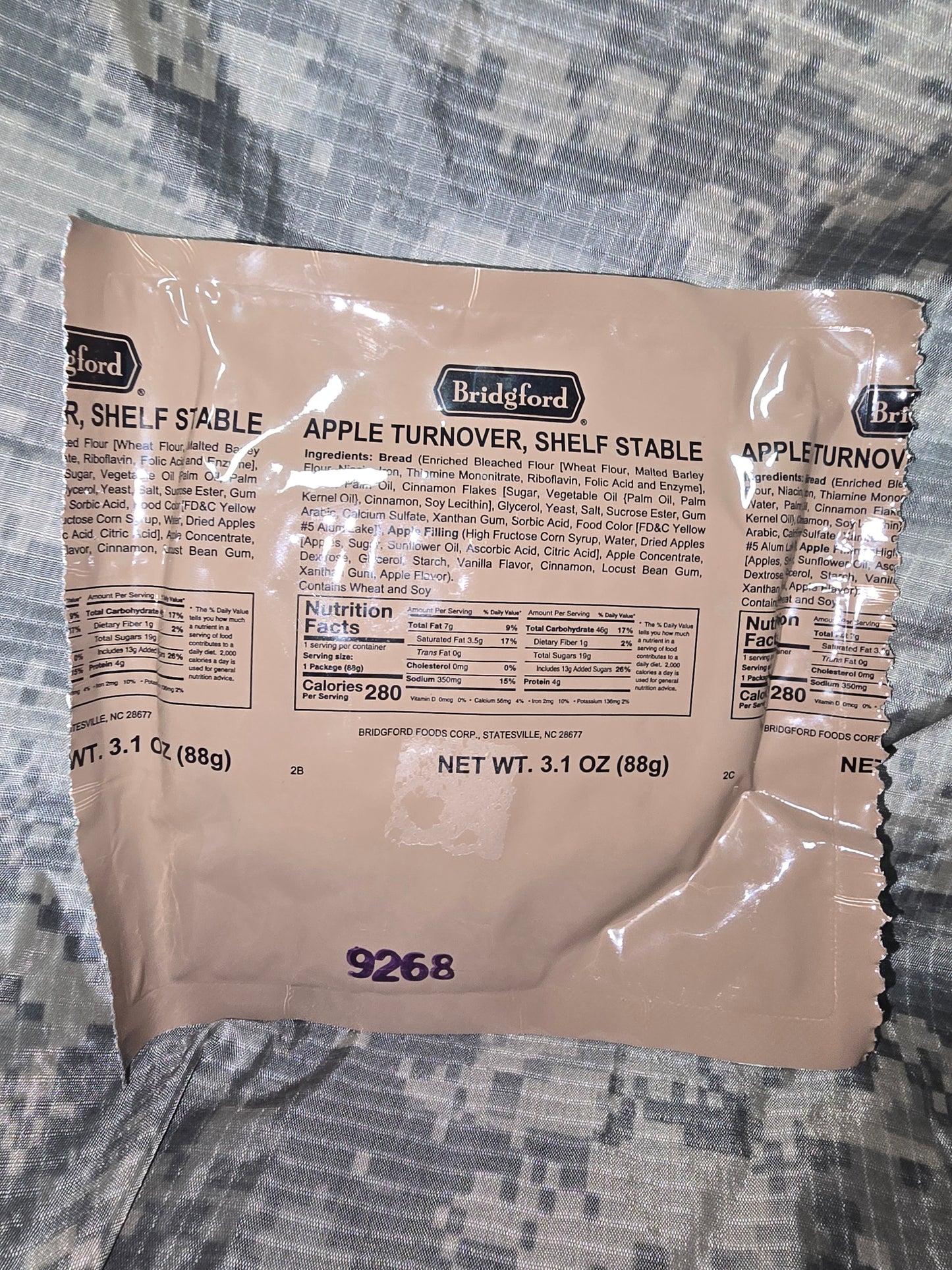 Military MRE Apple Turnover