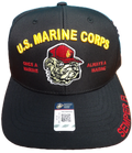 ONCE A MARINE, ALWAYS A MARINE. USMC BULLDOG CAP