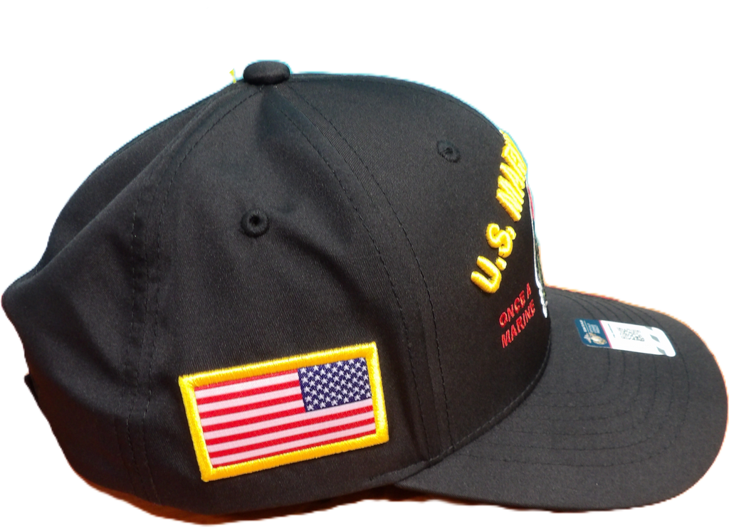 ONCE A MARINE, ALWAYS A MARINE. USMC BULLDOG CAP