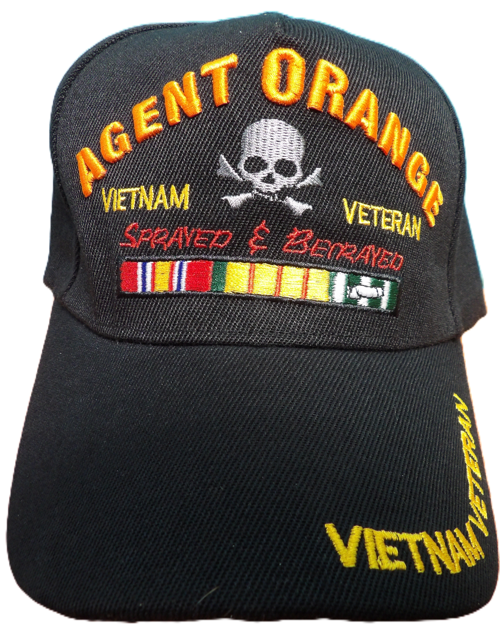 AGENT ORANGE "SPRAYED & BETRAYED" VIETNAM VETERAN HAT