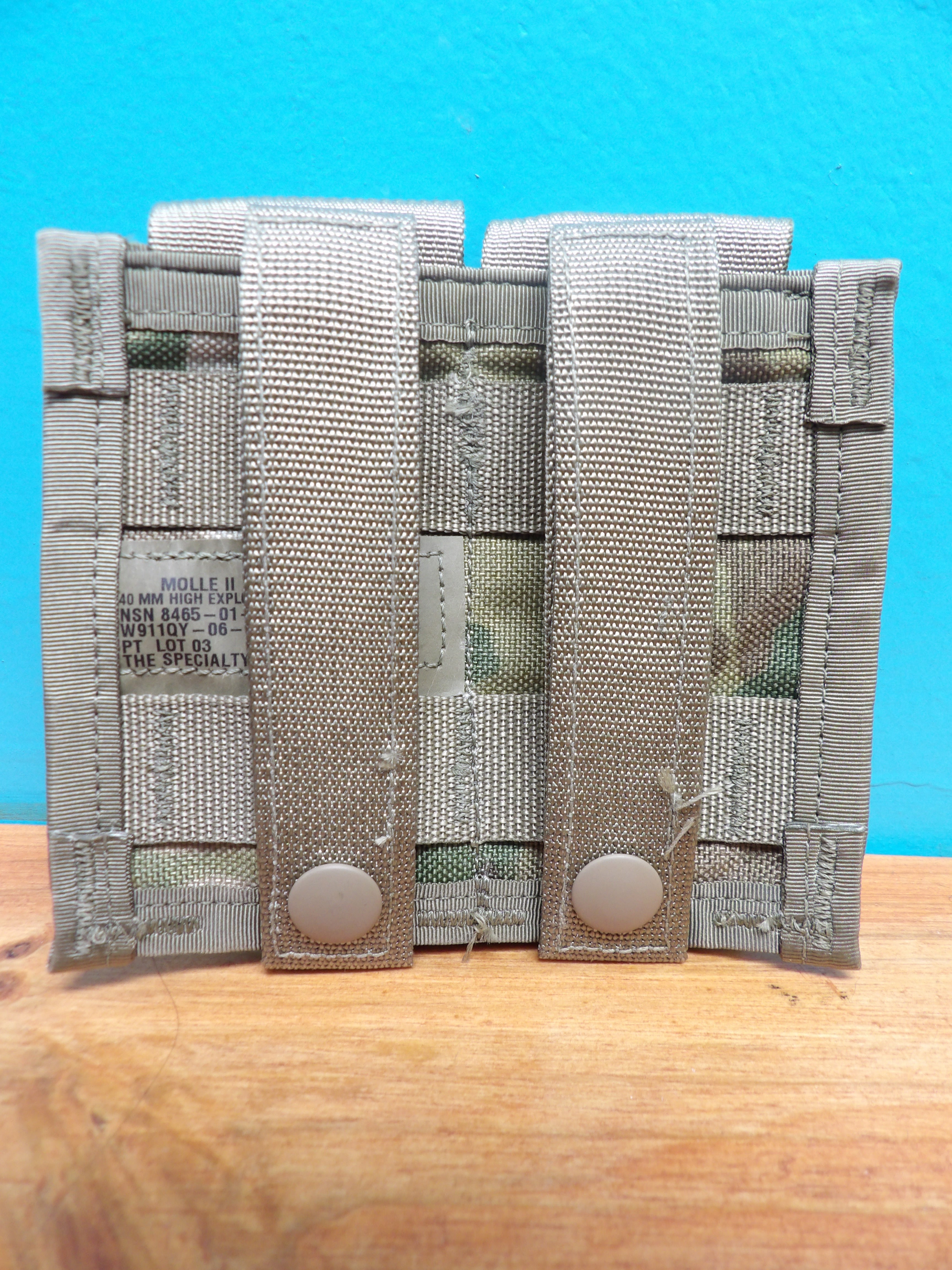 OCP MOLLE II 40 MM HIGH EXPLOSIVE POUCH (DOUBLE)