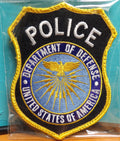 POLICE DEPARTMENT OF DEFENSE SHOULDER PATCH