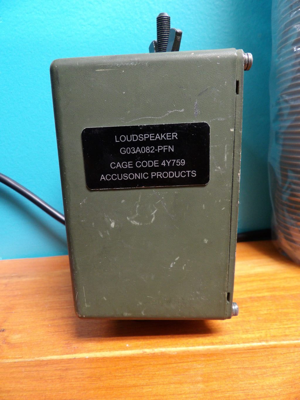 HARRIS RADIO AMPLIFIER LOUDSPEAKER RF-5980-SA001 NSN: 10181-5180-01