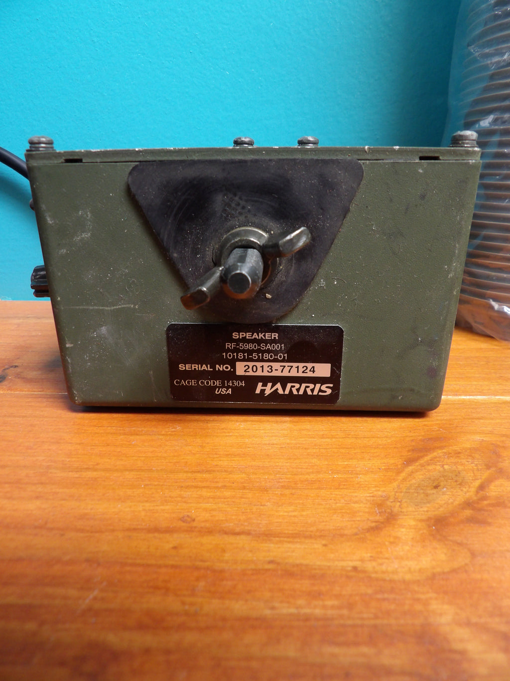 HARRIS RADIO AMPLIFIER LOUDSPEAKER RF-5980-SA001 NSN: 10181-5180-01