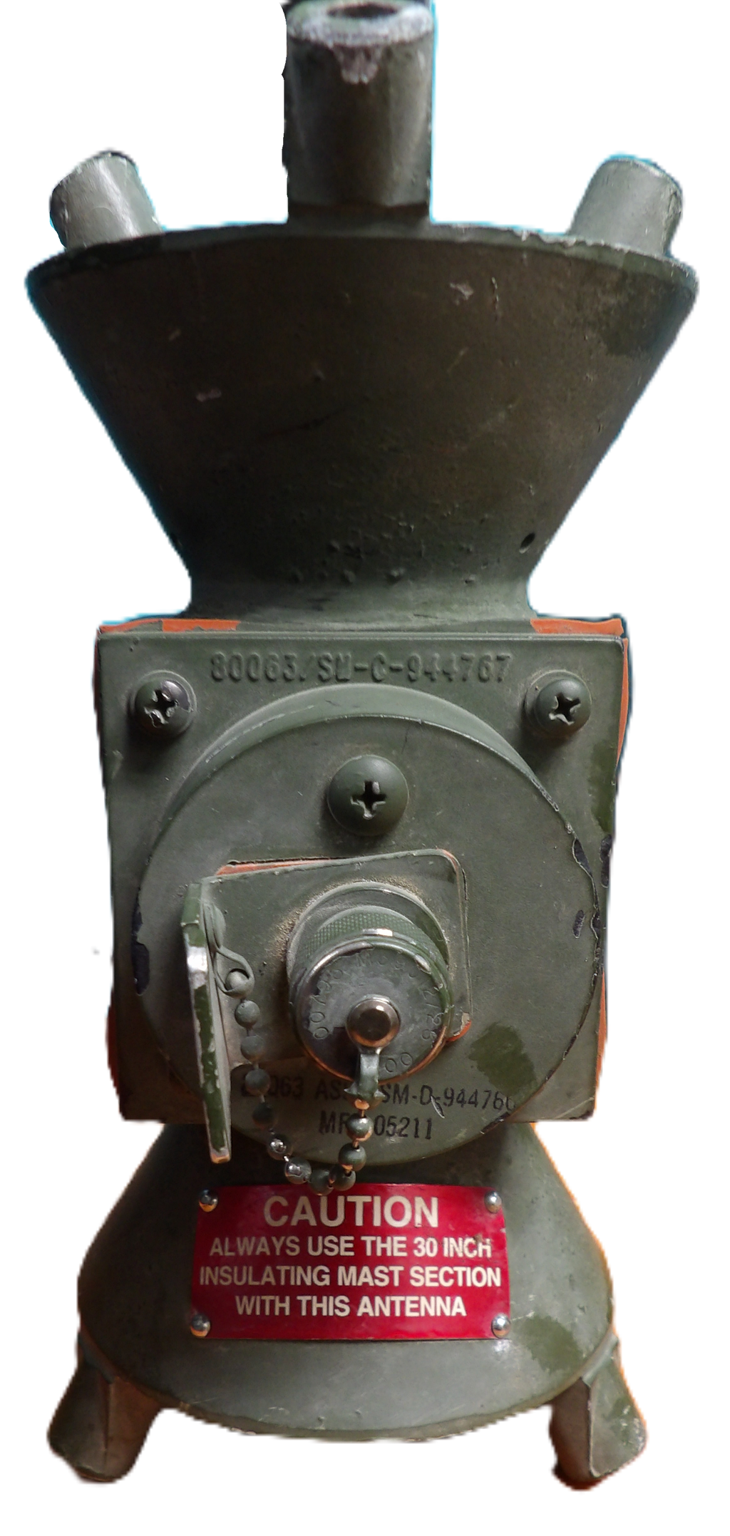 MILITARY RADIO ANTENNA COUPLER FEEDCONE COMMUNICATIONS UNIT