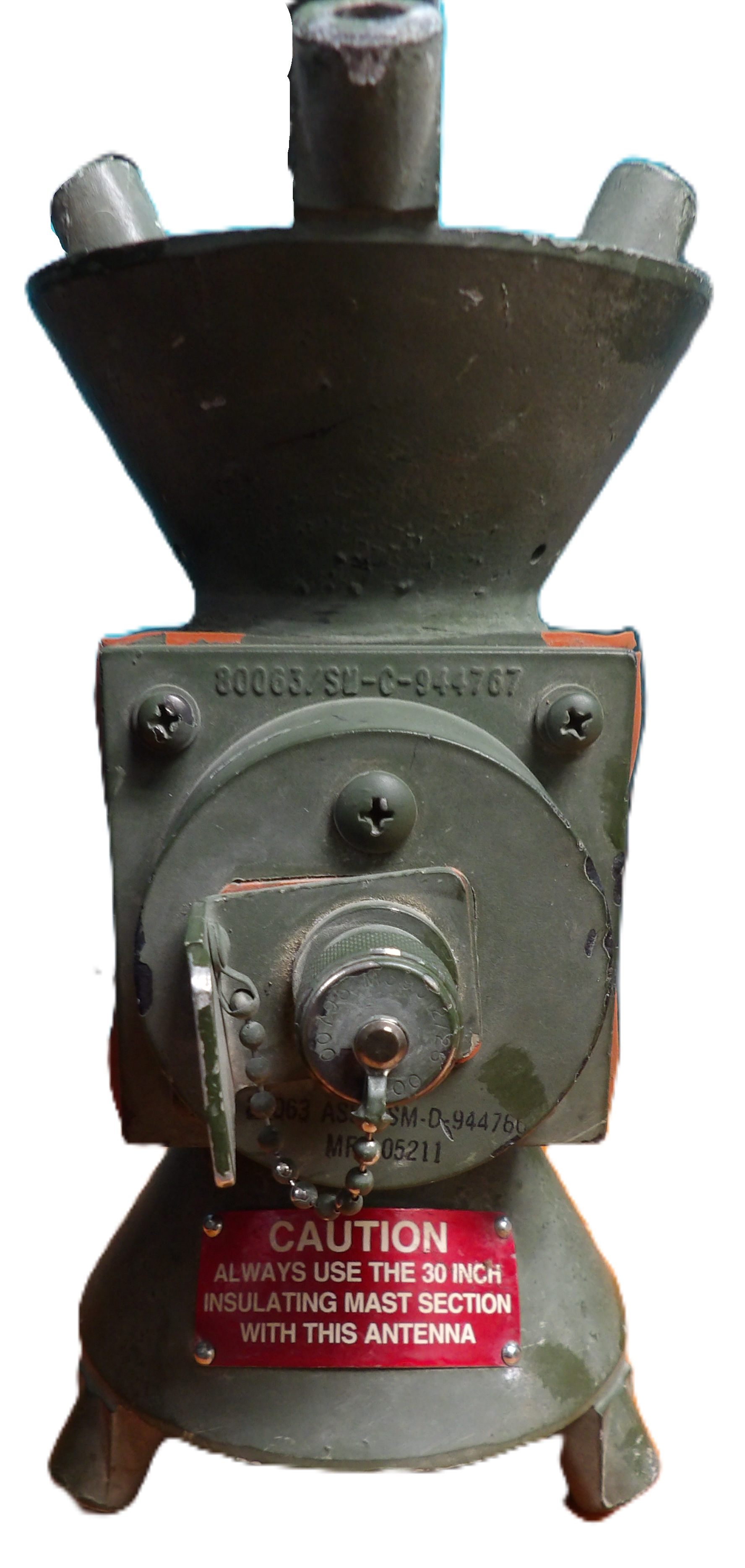 MILITARY RADIO ANTENNA COUPLER FEEDCONE COMMUNICATIONS UNIT