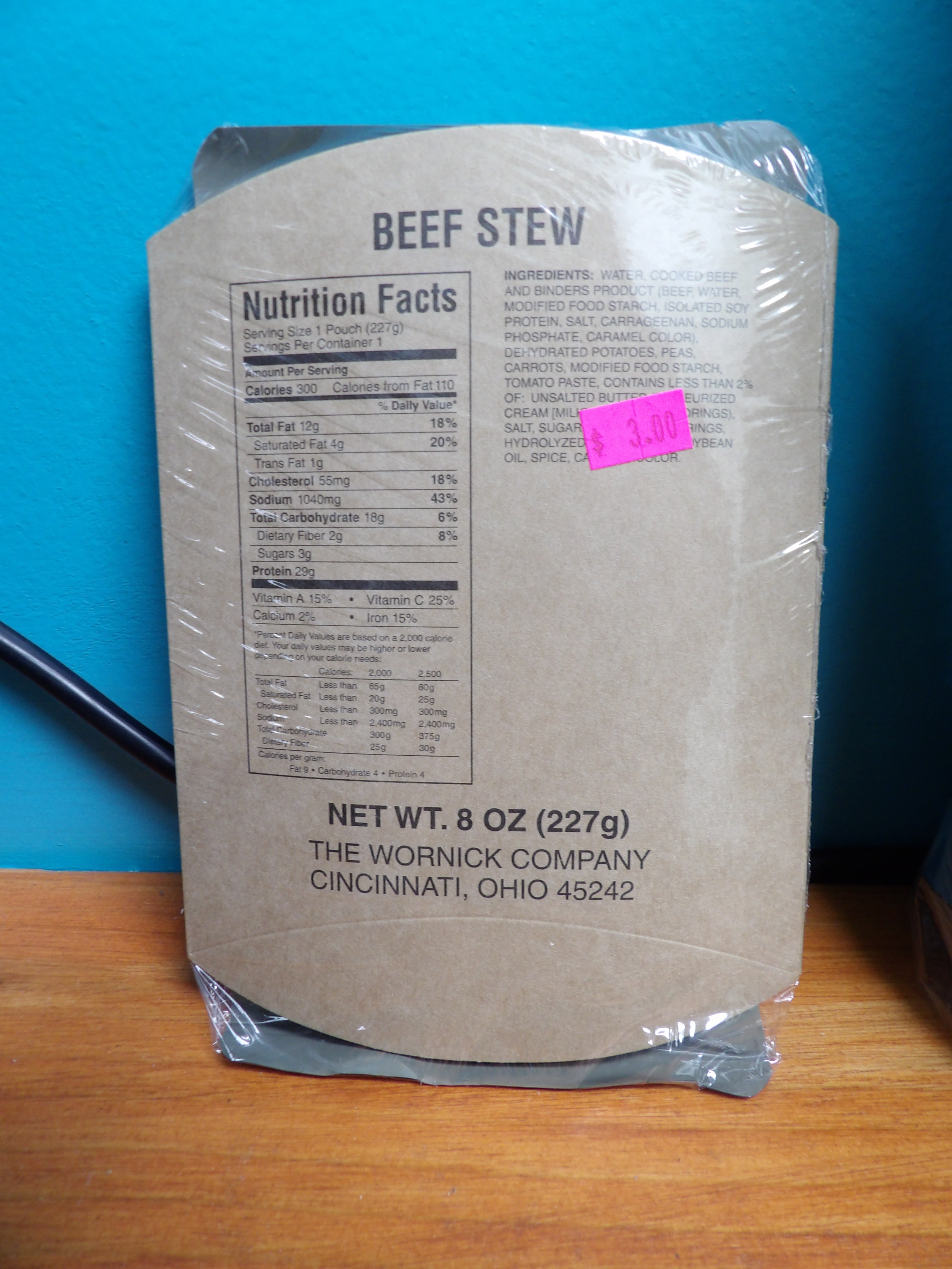 BEEF STEW ENTREE