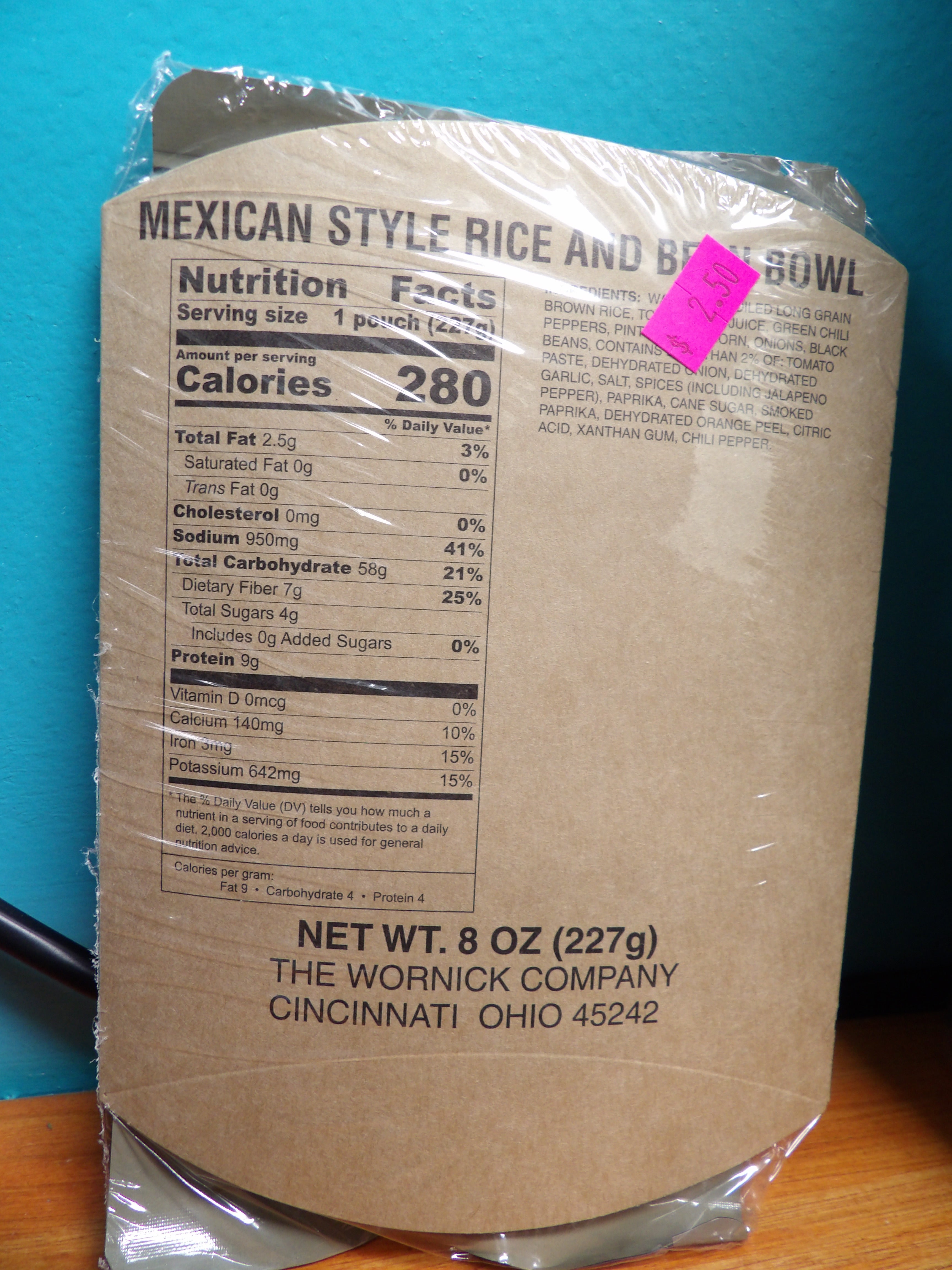 MEXICAN STYLE RICE AND BEAN BOWL ENTREE