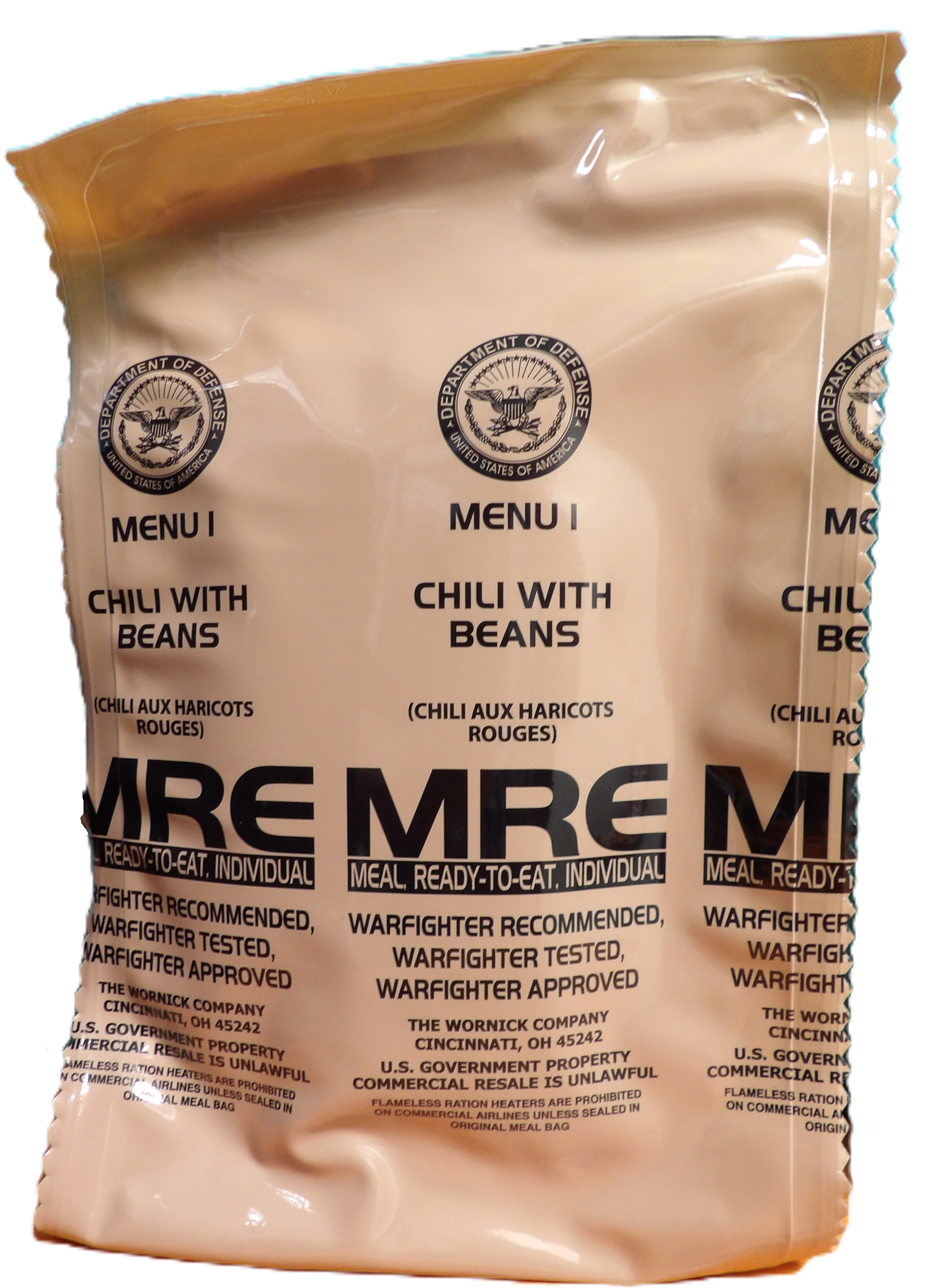 CHILI WITH BEANS MRE