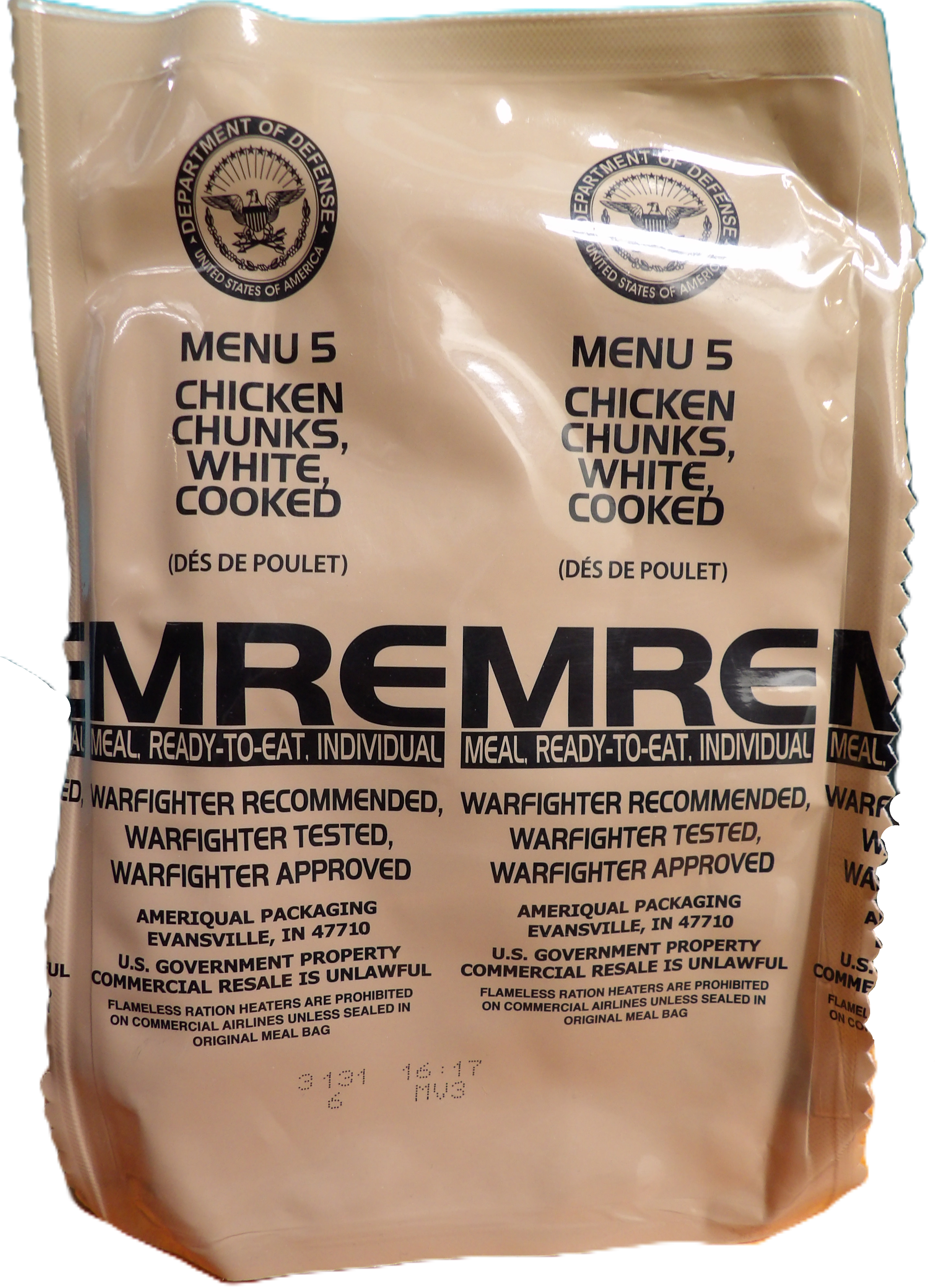 CHICKEN CHUNKS MRE