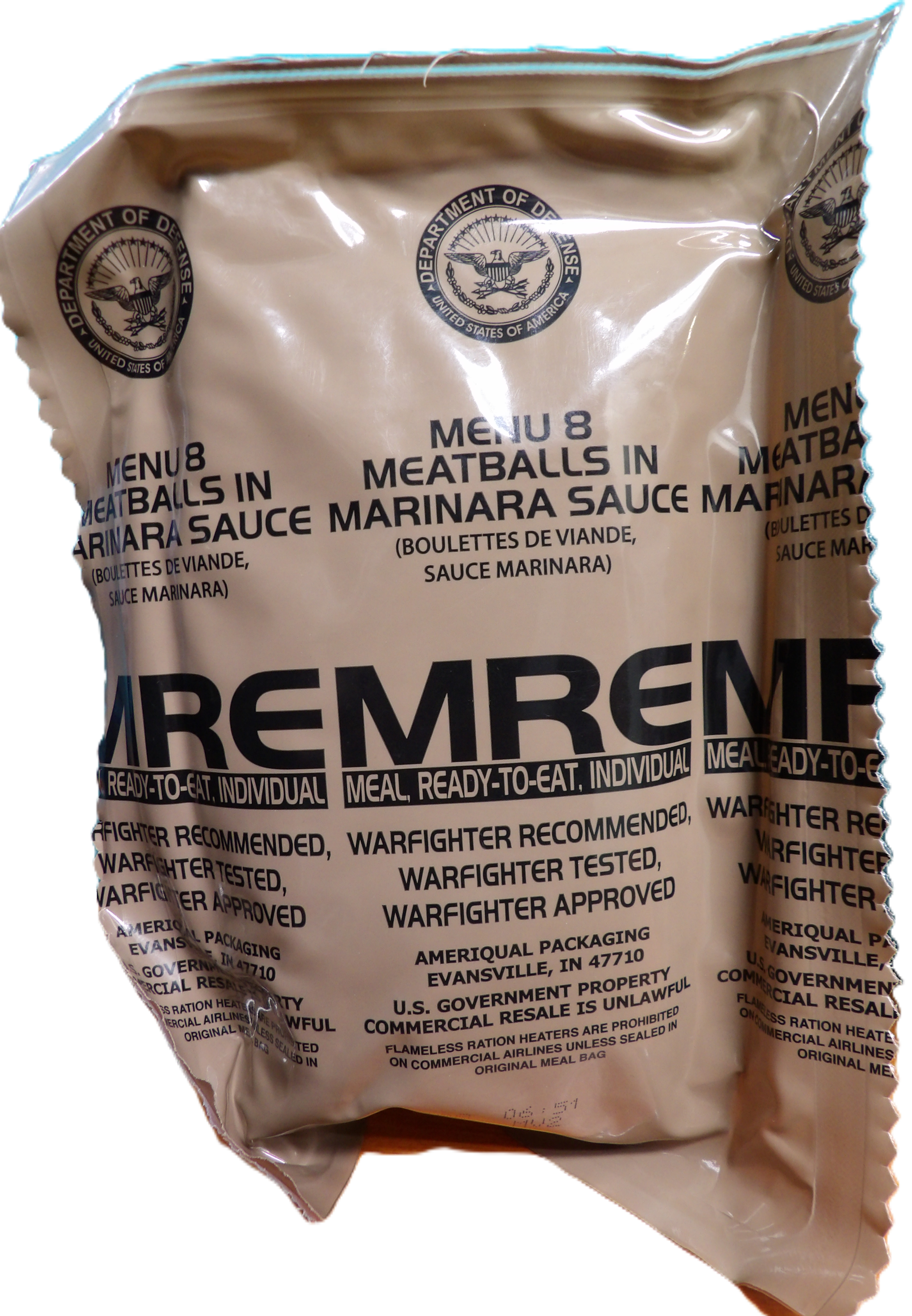 MEATBALL IN MARINARA SAUCE MRE