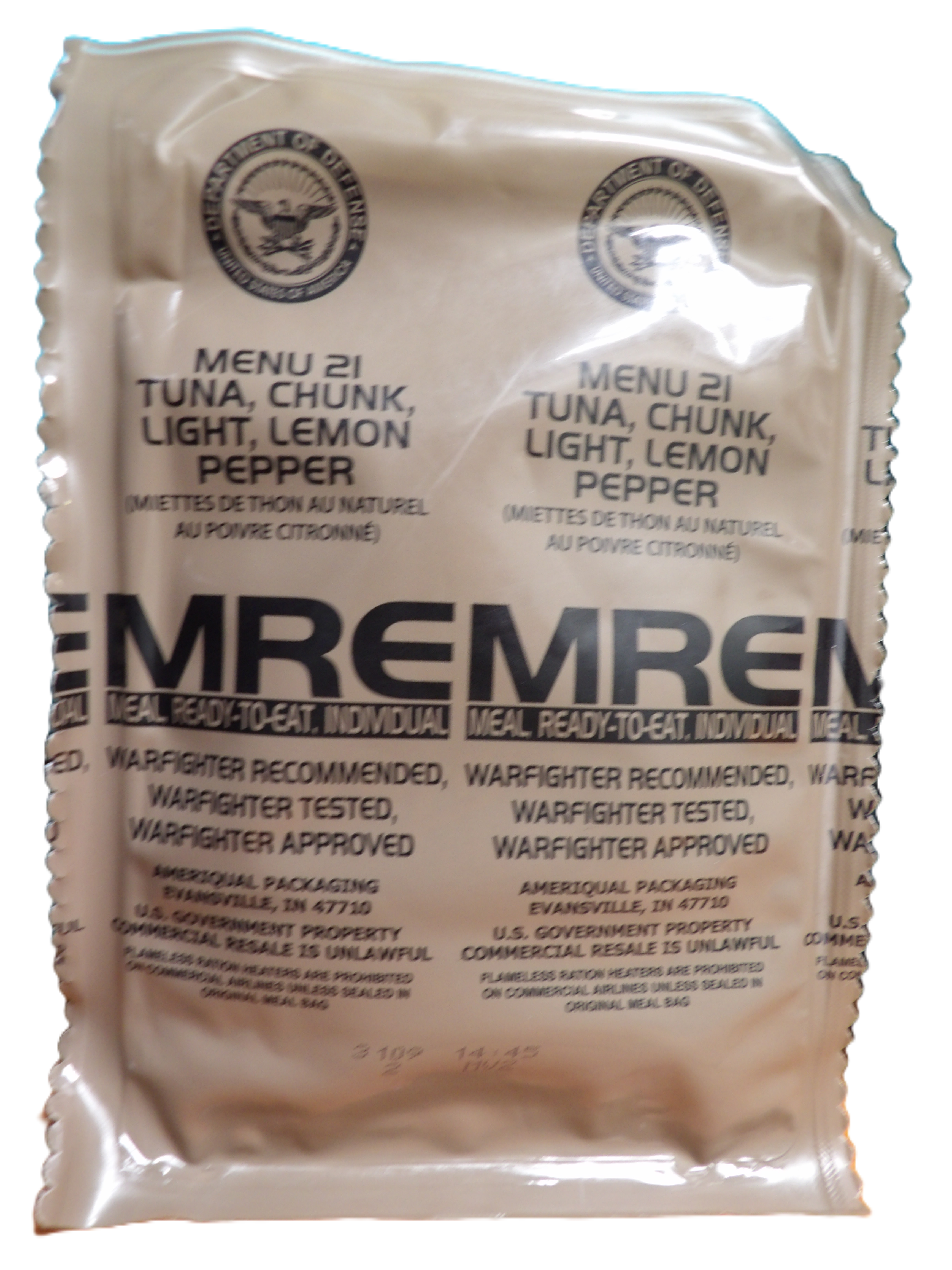 LEMON PEPPER TUNA MRE
